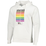 Men's WWE Together Pride Pullover Hoodie - White