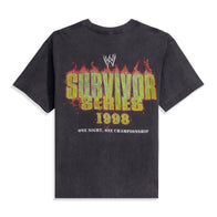 Men's Heather Black WWE Survivor Series One Night Boxy T-Shirt