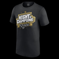 Men's Black Night of Champions 2026 Event T-Shirt