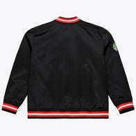 Men's Mitchell & Ness Black SummerSlam 2026 Lightweight Full-Snap Satin Jacket - DASH RACEGEAR image 2