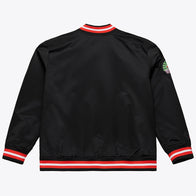 Men's Mitchell & Ness Black SummerSlam 2026 Lightweight Full-Snap Satin Jacket - DASH RACEGEAR image 2