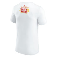 Men's White Alundra Blayze Saturday Night's Main Event T-Shirt - DASH RACEGEAR image 3