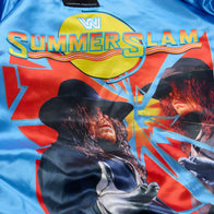 Men's Mitchell & Ness Black SummerSlam 2026 Lightweight Full-Snap Satin Jacket - DASH RACEGEAR image 6