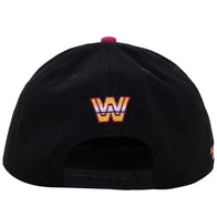 Men's Black/Pink WrestleMania IX Las Vegas '93 Snapback Hat - DASH RACEGEAR image 4