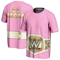 Men's ProSphere Pink WWE Mother's Day Title Belt T-Shirt