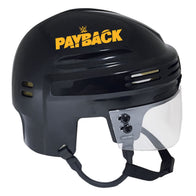 2023 WWE Payback Sportstar Black Hockey Mini Helmet
