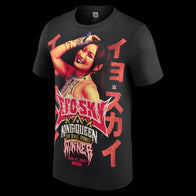 Men's Black IYO SKY Night of Champions 2026 Queen of the Ring Winner T-Shirt - DASH RACEGEAR image 2