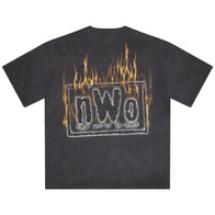 Men's Heather Black Dennis Rodman Unstoppable Snow Wash T-Shirt