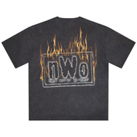 Men's Heather Black Dennis Rodman Unstoppable Snow Wash T-Shirt