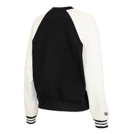 Women's WEAR by Erin Andrews Black SummerSlam 2026 Varsity Fleece Full-Zip Jacket - DASH RACEGEAR image 3