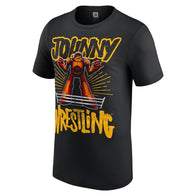 Men's Black Johnny Gargano Johnny Wrestling Robot T-Shirt - DASH RACEGEAR image 2