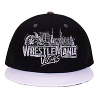 Men's Black/White WrestleMania 42 Logo Snapback Hat - DASH RACEGEAR image 2