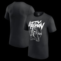 Men's Black Lizzy Rain The Maiden of Metal T-Shirt - DASH RACEGEAR image 1