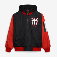 Men's Black Roman Reigns Full-Zip Hooded Jacket - DASH RACEGEAR image 2
