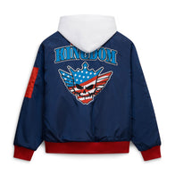 Men's Blue Cody Rhodes Full-Zip Hooded Jacket - DASH RACEGEAR image 3