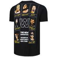 Men's Ripple Junction Black WWE New Generation Era Collage T-Shirt