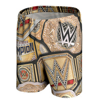 Men's ProSphere Gold Championship Title Belt Shorts