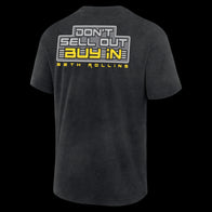 Men's Black Seth Rollins Buy In Retro T-Shirt - DASH RACEGEAR image 3