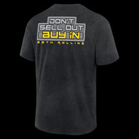 Men's Black Seth Rollins Buy In Retro T-Shirt - DASH RACEGEAR image 3
