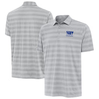 Men's Antigua Gray Jey Uso Tunnel Polo - DASH RACEGEAR image 1