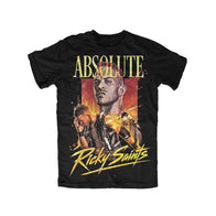 Men's 500 Level Black Ricky Saints Absolute Premium Tri-Blend T-Shirt - DASH RACEGEAR image 2