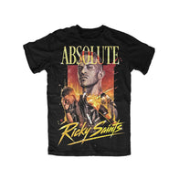 Men's 500 Level Black Ricky Saints Absolute Premium Tri-Blend T-Shirt - DASH RACEGEAR image 2