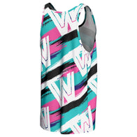 Men's ProSphere White WWE 90s Jazz Cup Tank Top