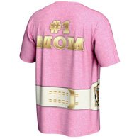 Men's ProSphere Pink WWE Mother's Day Title Belt T-Shirt