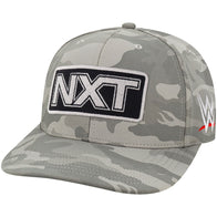 Men's Gray Camo NXT Patch Back 9 Adjustable Hat - DASH RACEGEAR image 1