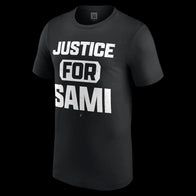Men's Black Sami Zayn Justice For Sami T-Shirt - DASH RACEGEAR image 2