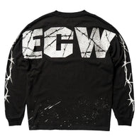 Unisex Complex x WWE Black ECW Hardcore Long Sleeve T-Shirt - DASH RACEGEAR image 3