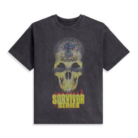 Men's Heather Black WWE Survivor Series One Night Boxy T-Shirt