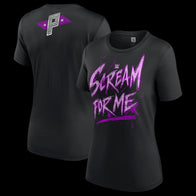 Women's Black Paige Scream For Me T-Shirt - DASH RACEGEAR image 1