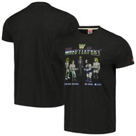 Men's Homage Heather Charcoal WrestleFest Retro Logo T-Shirt - DASH RACEGEAR image 1