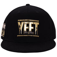 Men's Black Jey Uso Yeet Snapback Hat - DASH RACEGEAR image 1