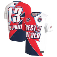 Youth ProSphere White CM Punk Soccer Jersey - DASH RACEGEAR image 1
