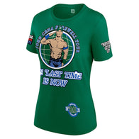 Women's Green John Cena Farewell Tour 2025 Dallas T-Shirt - DASH RACEGEAR image 2