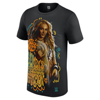 Men's Black Sol Ruca And New Intercontinental Champion T-Shirt - DASH RACEGEAR image 2