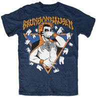 Men's Danhausen x Jalen Brunson Navy Brunsonhausen T-Shirt - DASH RACEGEAR image 1