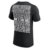 Men's Black Chad Gable AAA Noche de Los Grandes Promo T-Shirt - DASH RACEGEAR image 3