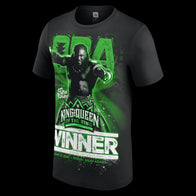 Men's Black Oba Femi Night of Champions 2026 King of the Ring Winner T-Shirt - DASH RACEGEAR image 2