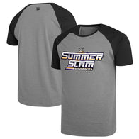 Men's Darius Rucker Collection by Fanatics Gray SummerSlam 2026 Raglan T-Shirt - DASH RACEGEAR image 1