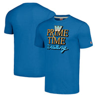 Men's Homage Blue WWE Primetime Wrestling Tri-Blend T-Shirt - DASH RACEGEAR image 1