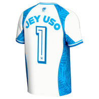 Youth ProSphere Blue/White Jey Uso Soccer Jersey - DASH RACEGEAR image 3