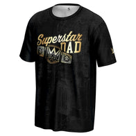 Men's ProSphere Black WWE Father's Day 2025 Superstar Dad T-Shirt - DASH RACEGEAR image 2