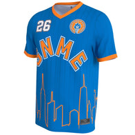 Unisex ProSphere Blue Saturday Night's Main Event Soccer Jersey - DASH RACEGEAR image 2