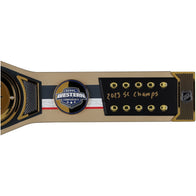 Jack Eichel Vegas Golden Knights Autographed WWE Legacy Title Belt with "2023 SC Champs" Inscription - Limited Edition…