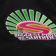 Men's Mitchell & Ness Black SummerSlam 2026 Lightweight Full-Snap Satin Jacket - DASH RACEGEAR image 3
