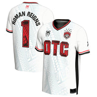 Youth ProSphere White Roman Reigns Soccer Jersey - DASH RACEGEAR image 1