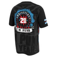 Youth ProSphere Black CM Punk 20 Years T-Shirt - DASH RACEGEAR image 3